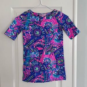 Lilly Pulitzer Girls Sophie Dress No Prob Llama Size S NWT